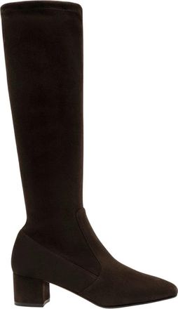 Parall&egrave;le Victoria High Boot - Dames - Laarzen met Hak - Bruin - 38 EU - Leer - Schoenen