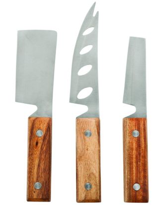 Twine 3Pc Rustic Cheese Set