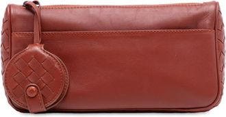 Bottega Veneta Pre-owned Bottega Veneta Nappa Intrecciato Pouch 275677 V005Z 6314