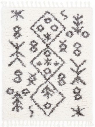 Carpetfine Hochflor-Teppich »Linn« rechteckig 30 mm Höhe Mit Fransen, Wohnzimmer