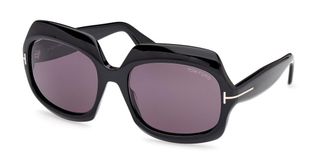Tom Ford FT1155 REN 01A Womens Sunglasses Black Size 60
