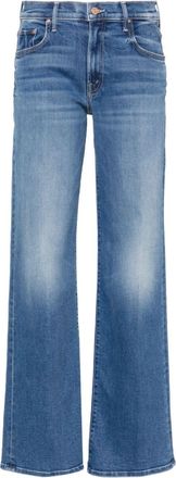 Mother The Mid Rise Maven Sneak jeans - women - Modal/Cotton/Polyester/Elastane - 26 - Blue