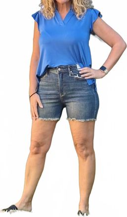 Judy Blue Long Weekend Shorts In Blue