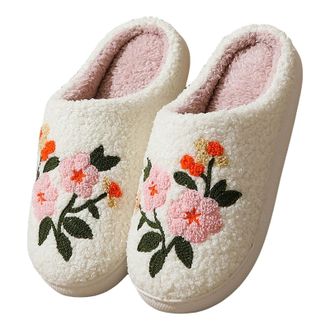 Generic home slippers for women House Slippers for Women,Fuzzy Mens Slippers,Casual House Shoes Memory Foam Womens Slippers Outdoor Indoor Warm Plush Bedroom 