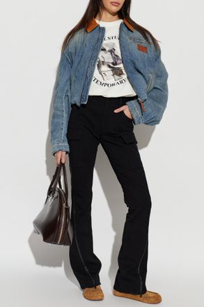 Acne Studios Cargo Trousers, Womens, Black