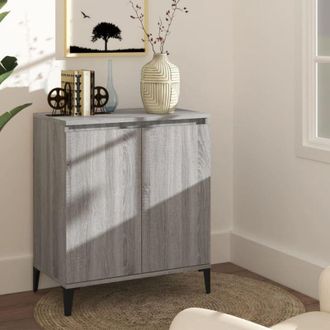 vidaXL Vidaxl - Credenza Grigio Sonoma 60x35x70 cm in Legno Ingegnerizzato