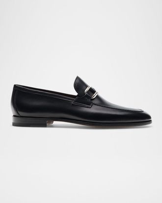 Magnanni Mens Silvano Apron Toe Bit Loafers