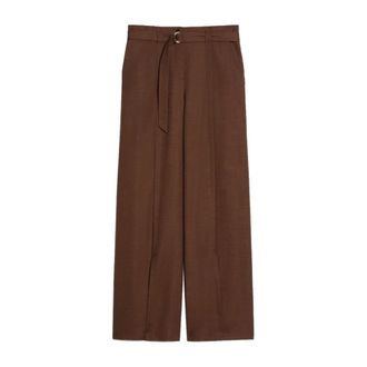 Pennyblack Dames, Broeken, Bruin, Maat: M Viscose