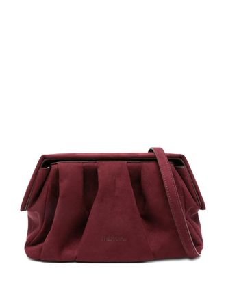 Themoirè gathered-detail clutch - women - Polyurethane - One Size