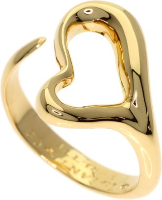 Tiffany & Co. Open Heart Yellow Gold (18K) Band Ring (Pre-Owned)