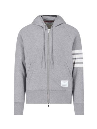 Thom Browne 4-bar Zip Hoodie