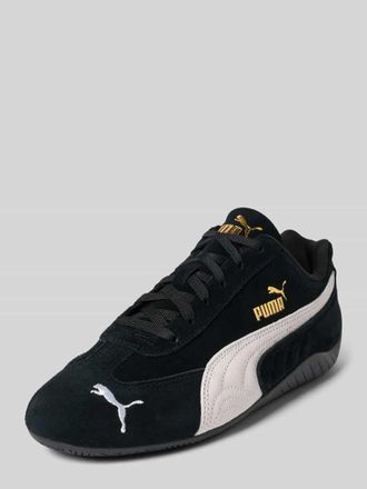 Puma Sneaker aus echtem Leder Modell Speedcat in Black, Gr&ouml;&szlig;e 40,5