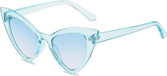 Generic Triangular Cat Eye Cute Sunglasses for Men and For Women, Outdoor Holiday Sunshade Glasses (Color : C, Size : Medium) 2026