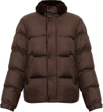 Moncler Piumino corto Drisfall - - Jackets - Uomo - Marrone - L