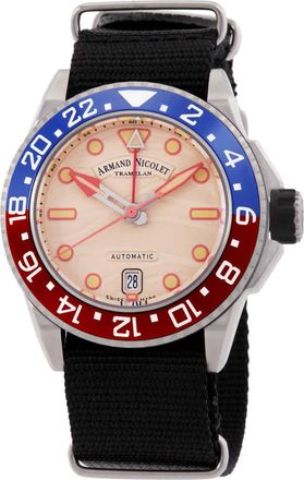 Armand Nicolet JSH GMT Automatic Mens Watch A487RGN-KO-BN24481AANN