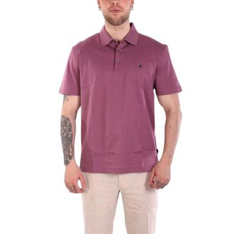 HUGO BOSS Heren, Tops, Paars, Maat: XL Katoen