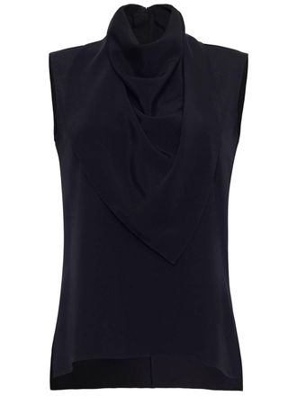 Adam Lippes silk top - women - Silk - 12 - Black