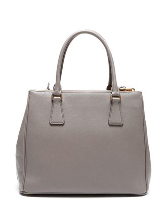 Prada Henkeltasche outlet hellgrau meliert Casual-Look