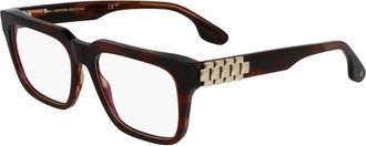 Victoria Beckham Brown Acetate Glasses Womens (Frames)
