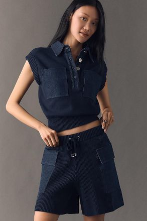 Aligne Denim Knit Shorts