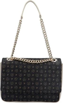 Pollini Bolso de hombro cl&aacute;sico Heritage Logo - Bags - Mujer - Negro - ONE SIZE