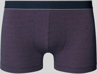 Schiesser Boxershorts mit elastischem Logo-Bund in Lila, Größe XXL
