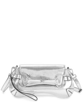 Tiffany & Fred Metallic Leather Shoulder Bag