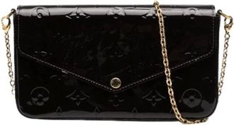 Louis Vuitton Pre-owned Cross Body Bags, female, Black, Size: ONE SIZE Pre-owned Pochette Felicie