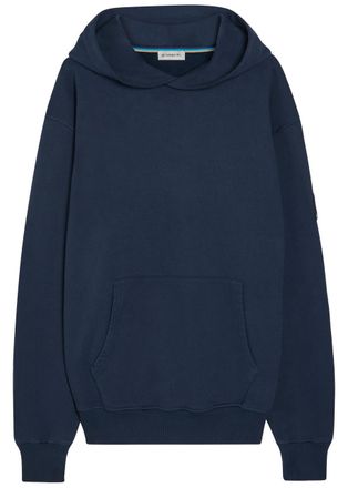 Sandbanks Sandbanks Logo-appliqu&eacute;d Hooded Cotton Sweatshirt - Navy - Xxl