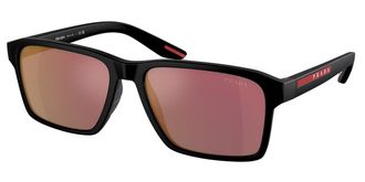 Prada PS05YS 1BO10A Mens Sunglasses Black Size 58