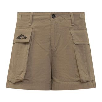 Dsquared2 Casual Shorts, female, Beige, Size: XS Icon Cargo Shorts