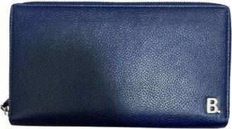 Balenciaga Pre-owned Vintage Portemonnee - unisex - Vintage Accessoires - Blauw - ONE Size - Vintage
