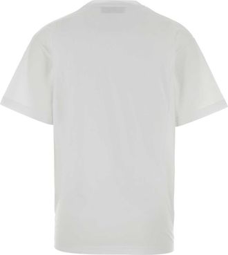 Gucci Womens White Cotton T-Shirt Whitemc Exterior Exterior: T-shirts And Polos