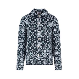 Casablanca Heren, Overhemden, Blauw, Maat: XL Katoen