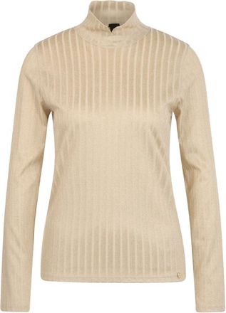 Marc Cain T-shirt BC 48.70 J21 - Dames - Tops - Bruin - Maat: M Viscose