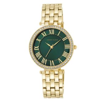 Anne Klein Accented Green Dial Ladies Watch AK/2230GNGB