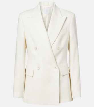 Eleventy Blazer cruzado de lana y cachemir