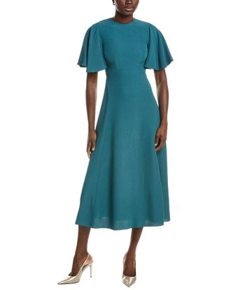 Michael Kors Crepe Cady Flutter Dress