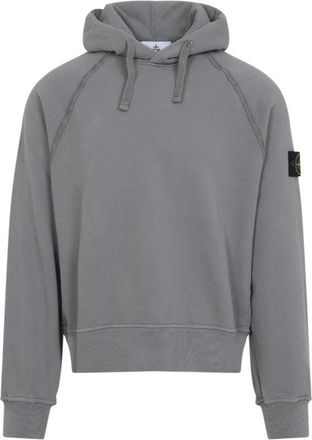 Stone Island Grey Cotton Sweatshirt