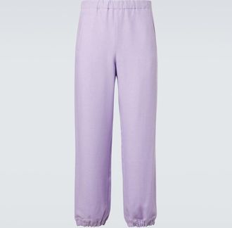 God's True Cashmere Linen sweatpants with amethyst