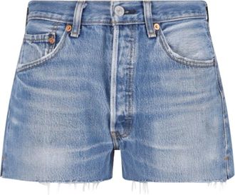 Re/Done X Levis Pantaloncini In Denim