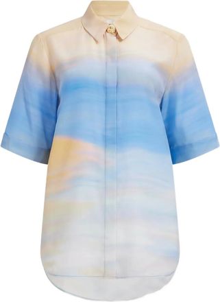 Aje Camicia Avalon a maniche corte - Blu