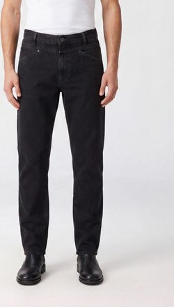 Closed Jeans X-Lent tapered fit in denim di cotone a cinque tasche