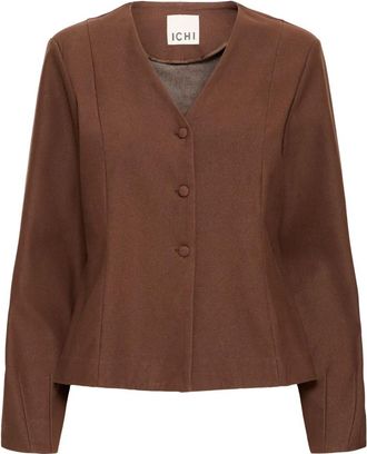 Ichi Giacche - - Jackets - Donna - Marrone - XL