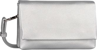 Gabor Abendtasche GABOR Salara, Damen, Gr. B/H/T: 23cm x 14cm x 4,5cm, silber, Polyurethan, clean, gepflegt, gepr&auml;gtes Muster, unifarben, Taschen Abendtasch