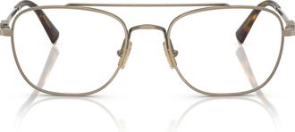 Miu Miu 0mu 51wv Square Metal Eyeglasses