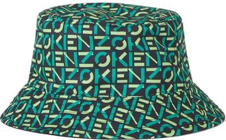 Kenzo monogram reversible bucket hat - Black