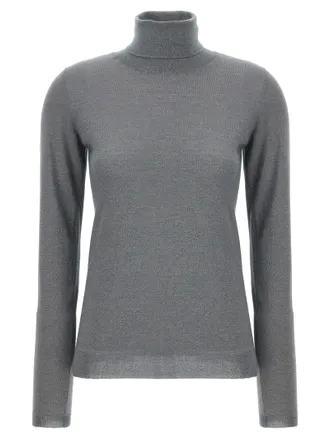 Brunello Cucinelli Gray Cashmere Womens Cardigan