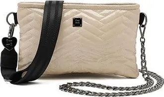 Think Royln Almost Famous Womens Handbags Blonde Patent, Polyester