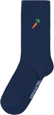 Dedicated Rib Socks Knivsta Carrot Multifunktionssocken - Unisex | blau